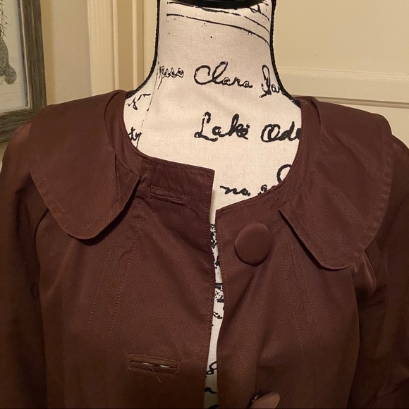 ๐2XHP๐ EUC Brown 3/4 Sleeve Jacket - Picture 5 of 7